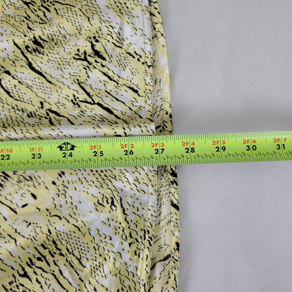 R.H.L Shirt Womens Size Medium Top Yellow White Sleeveless Scoop‎ Neck Blouse - Picture 6 of 9